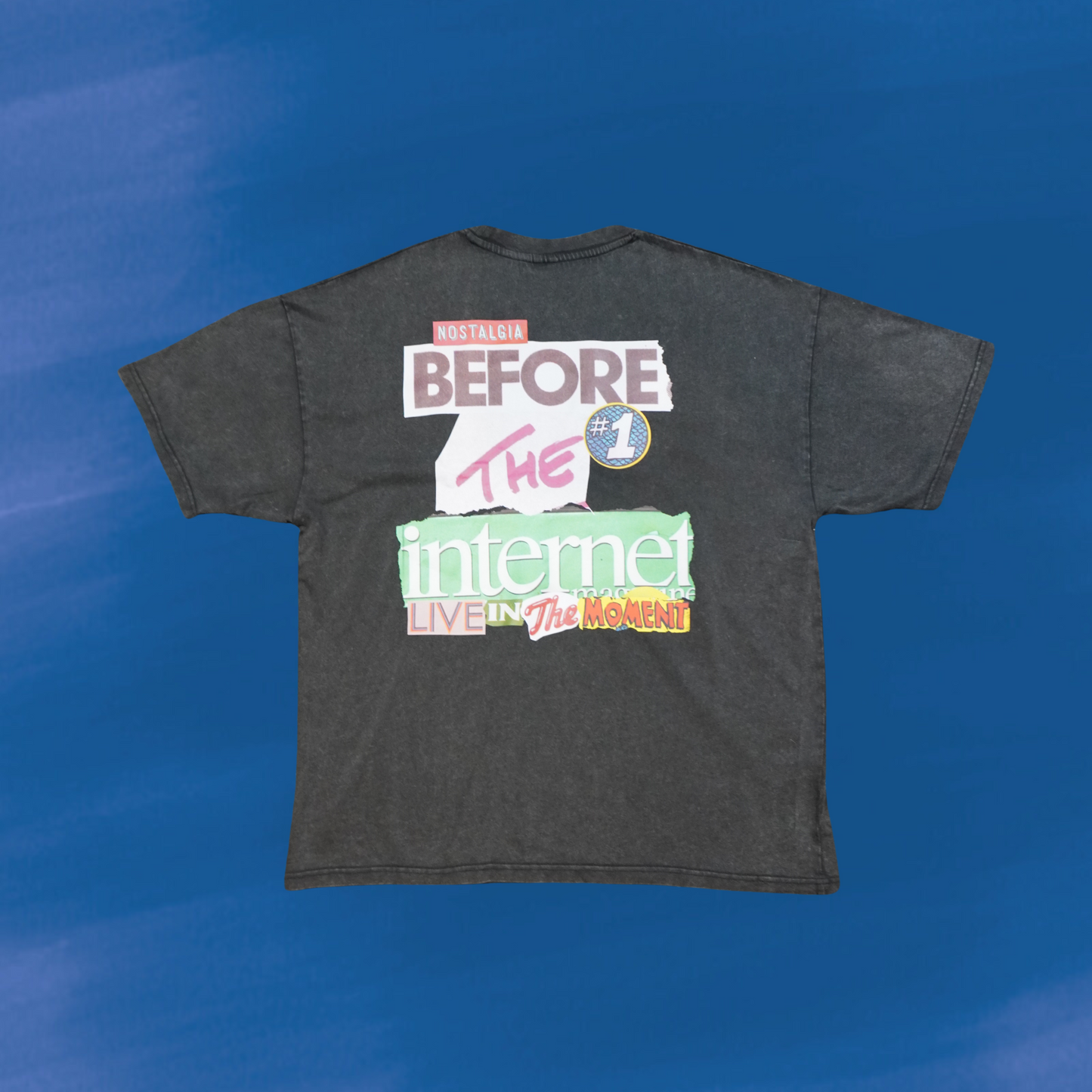 'The Nostalgia Times' Oversized Shirt