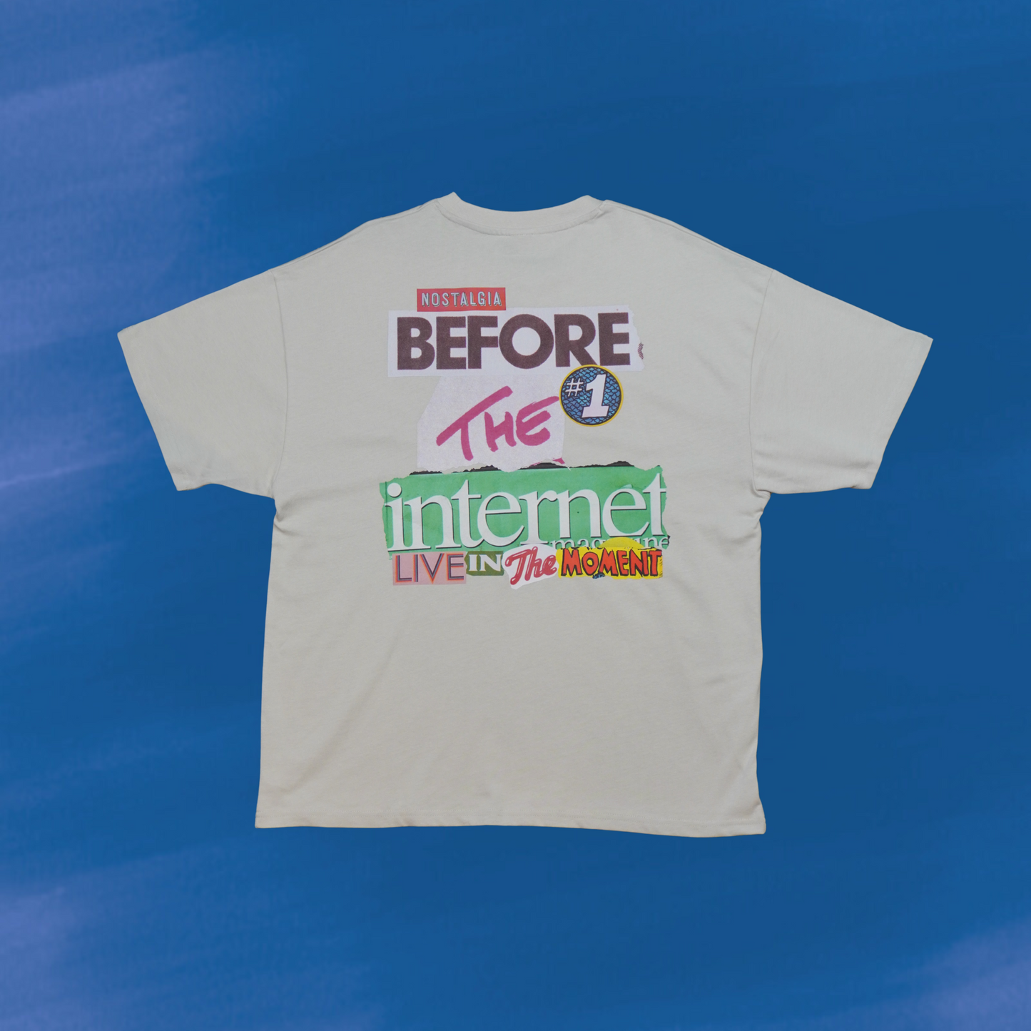 'The Nostalgia Times' Oversized Shirt